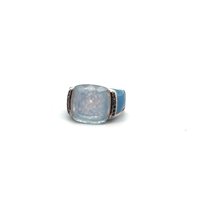 Anello Lucos Donna in Argento Quarzo ES 902- BLU - ES 902- BLU